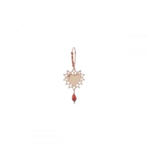 Maman et Sophie Orecchino Granato Cuore Sacro Elizabeth