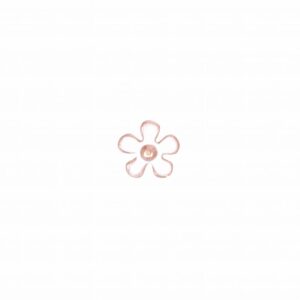 Maman et Sophie Orecchino a Lobo Singolo  Monachella Fiore Smaltato Bianco