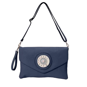 LA TILDE Letter Phone Bag BLU MARINE