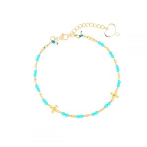 Maman et Sophie Bracciale Mia Africa Turchese Con Elementi