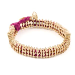 House Of Tuhina Bracciale Magenta