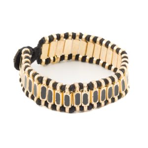 House Of Tuhina Bracciale Glass Black