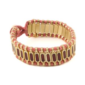 House Of Tuhina Bracciale Rose Red