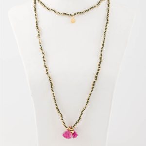 House Of Tuhina Collana Khaki