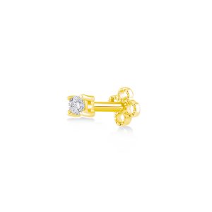 Kurshuni-"Piercing Oro 14 k- Punto luce a graffetta piccolo"