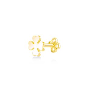 Kurshuni-"Piercing Oro 14 k- Quadrifoglio"