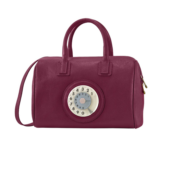 LA TILDE - "Bauletto Sofia Phone Bag - Magenta"