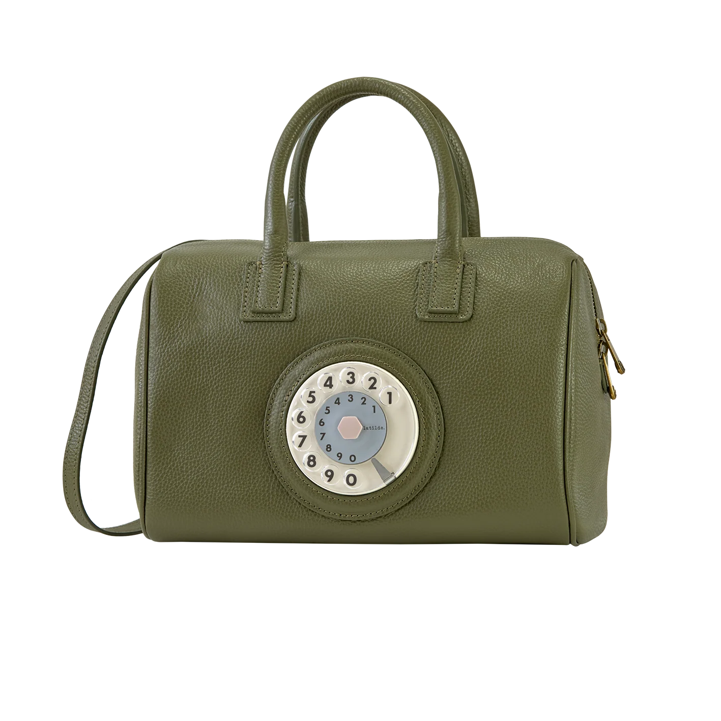 LA TILDE - "Bauletto Sofia Phone Bag - Verde Oliva"