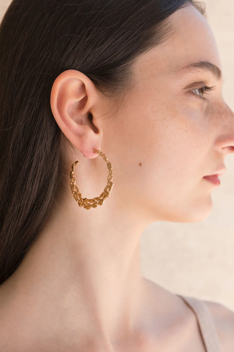 Giulia Barela Roma " Orecchini Pebbles hope medium" - immagine 3