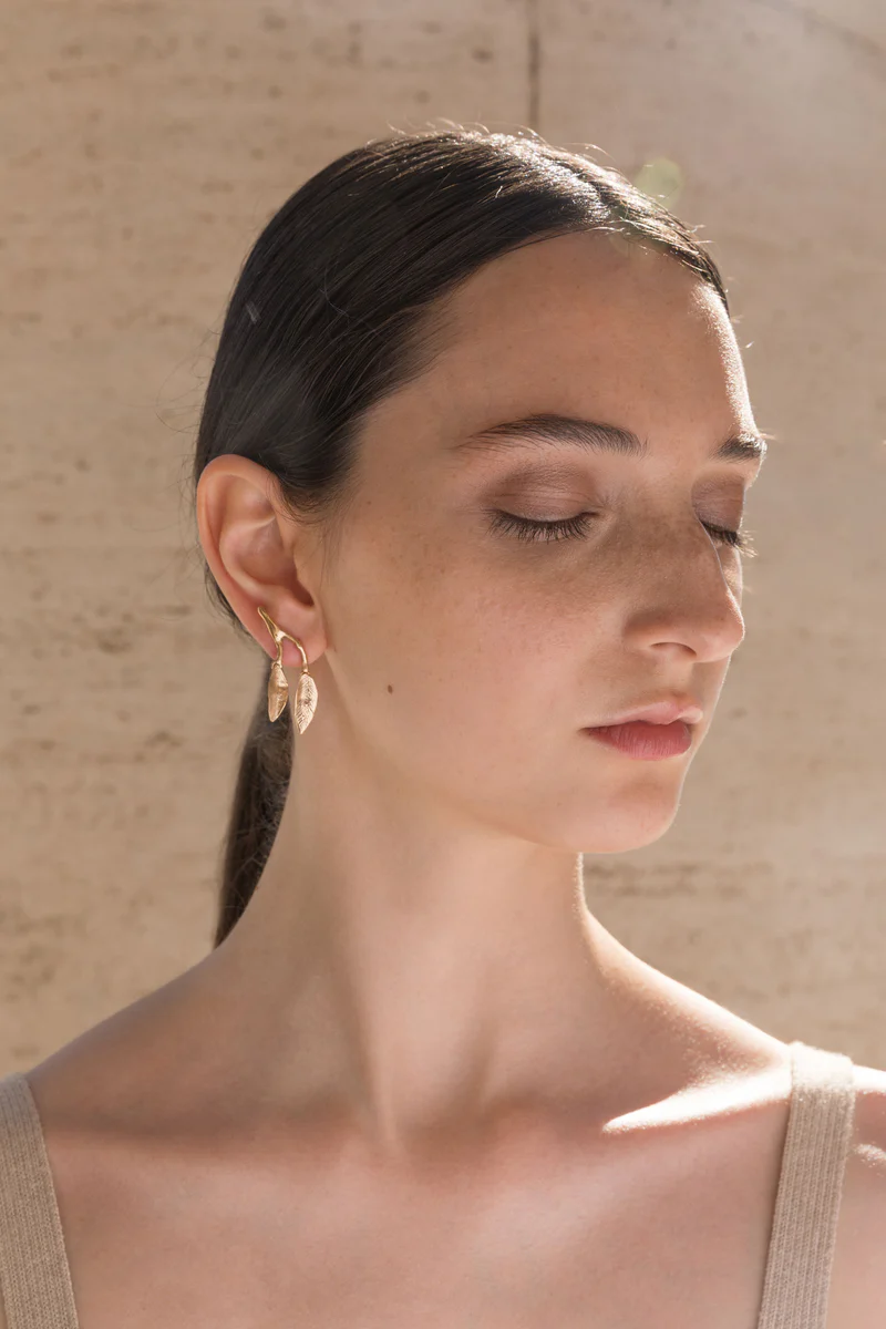 Giulia Barela Roma " Orecchini Mobile Leaves Medium " - immagine 2