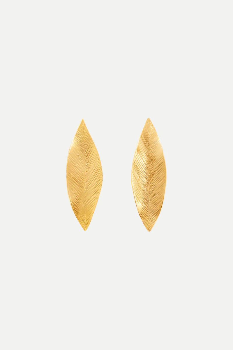 Giulia Barela Roma " Orecchini Leaves extra small "