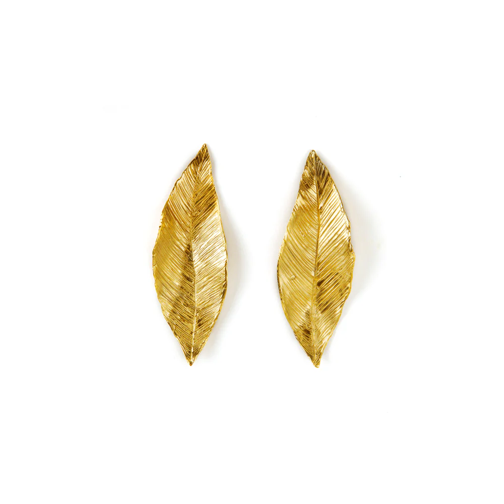 Giulia Barela Roma " Orecchini Leaves piccoli "