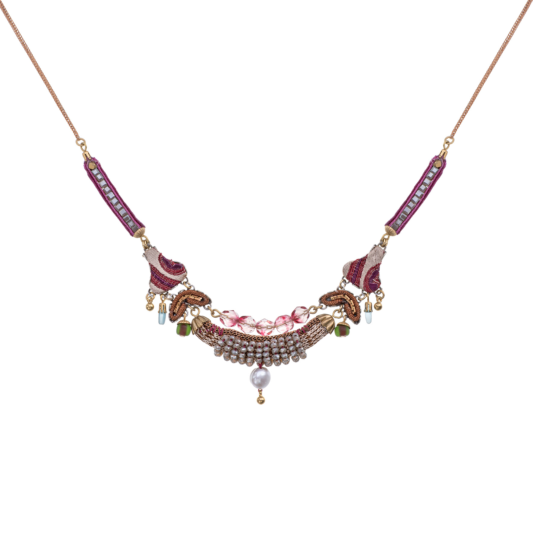 Collana Ayala Bar "Set Berry Blush - Elusia"