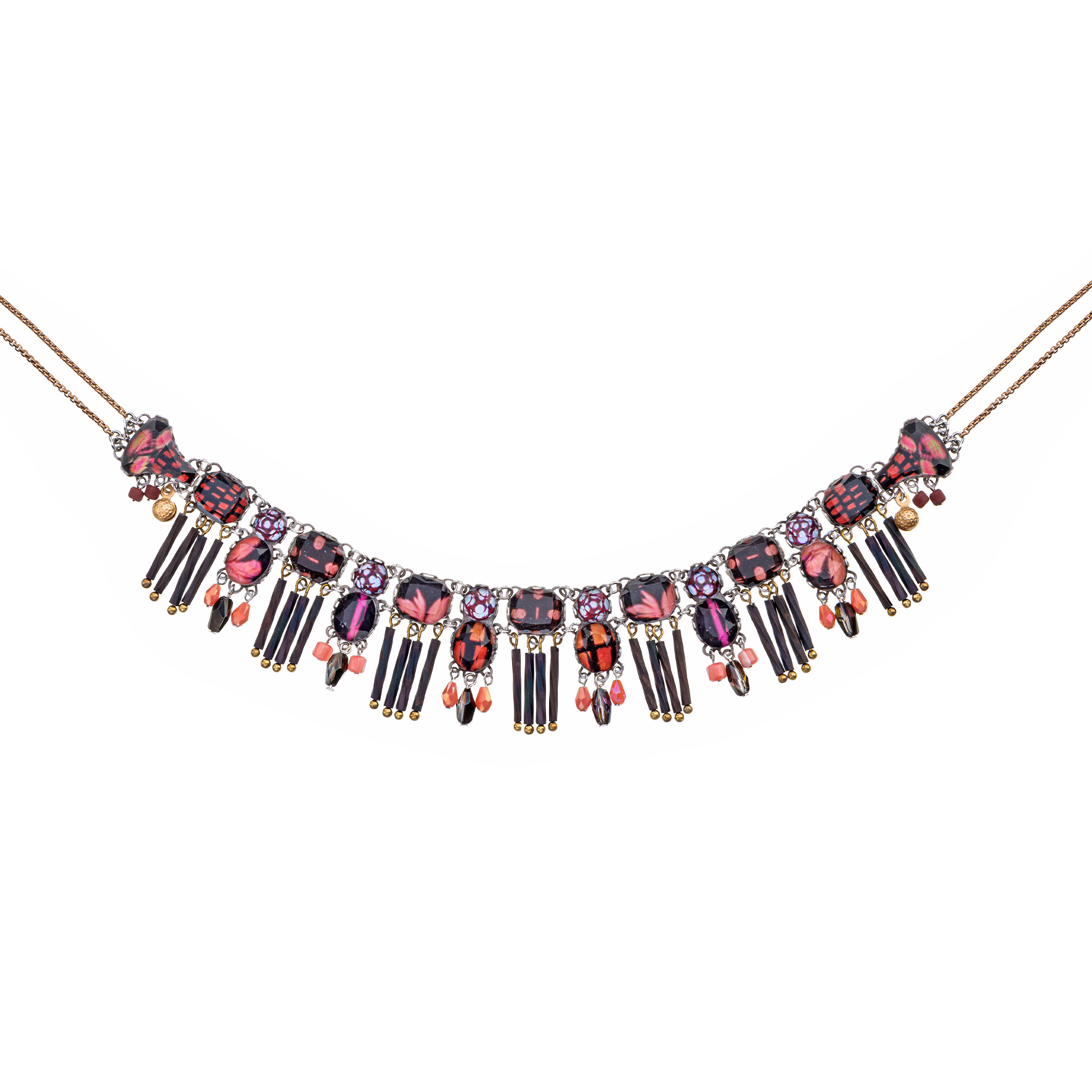 Collana Ayala Bar "Set Rosy Clay - Bramora"